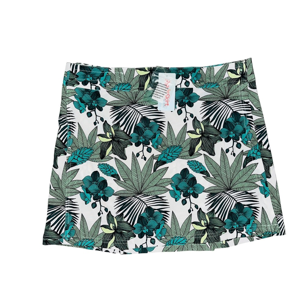 NWT RipSkirt Hawaii Medium‎ Green Tropics Leaves Retired Pattern Wrap Skirt